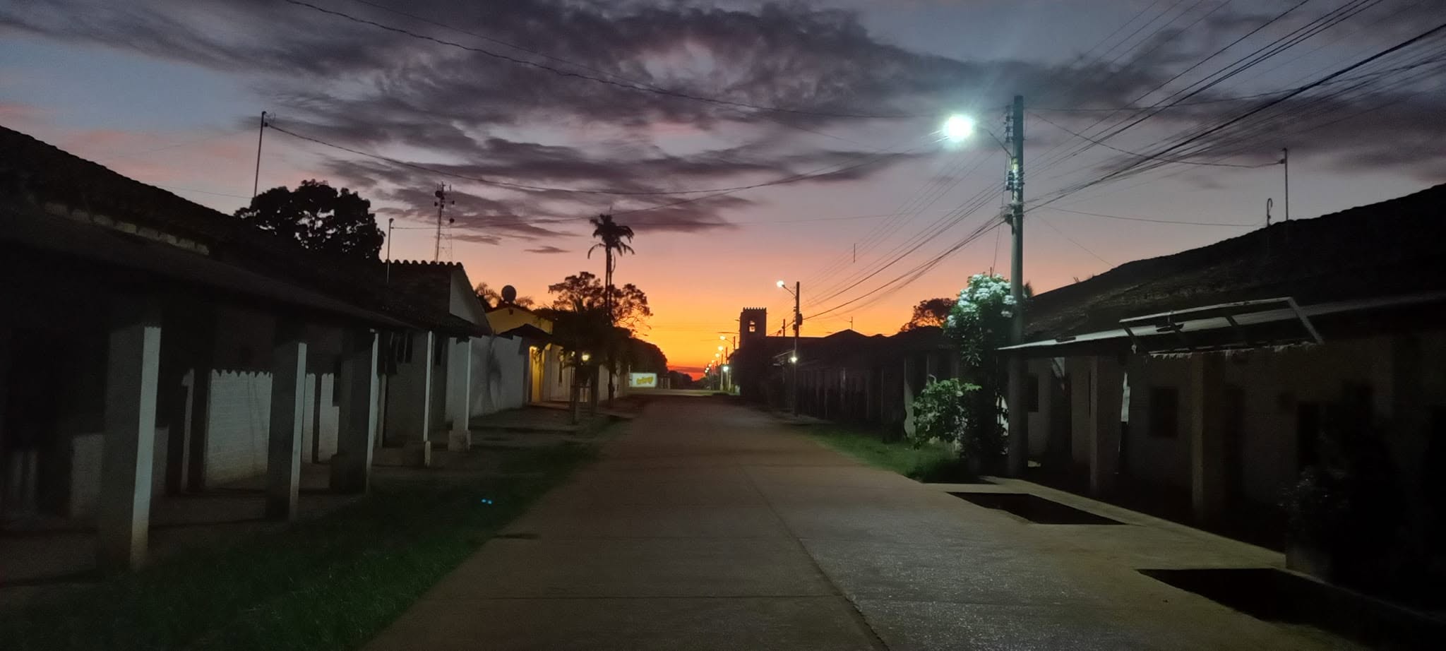 Atardecer en las calles de Magdalena