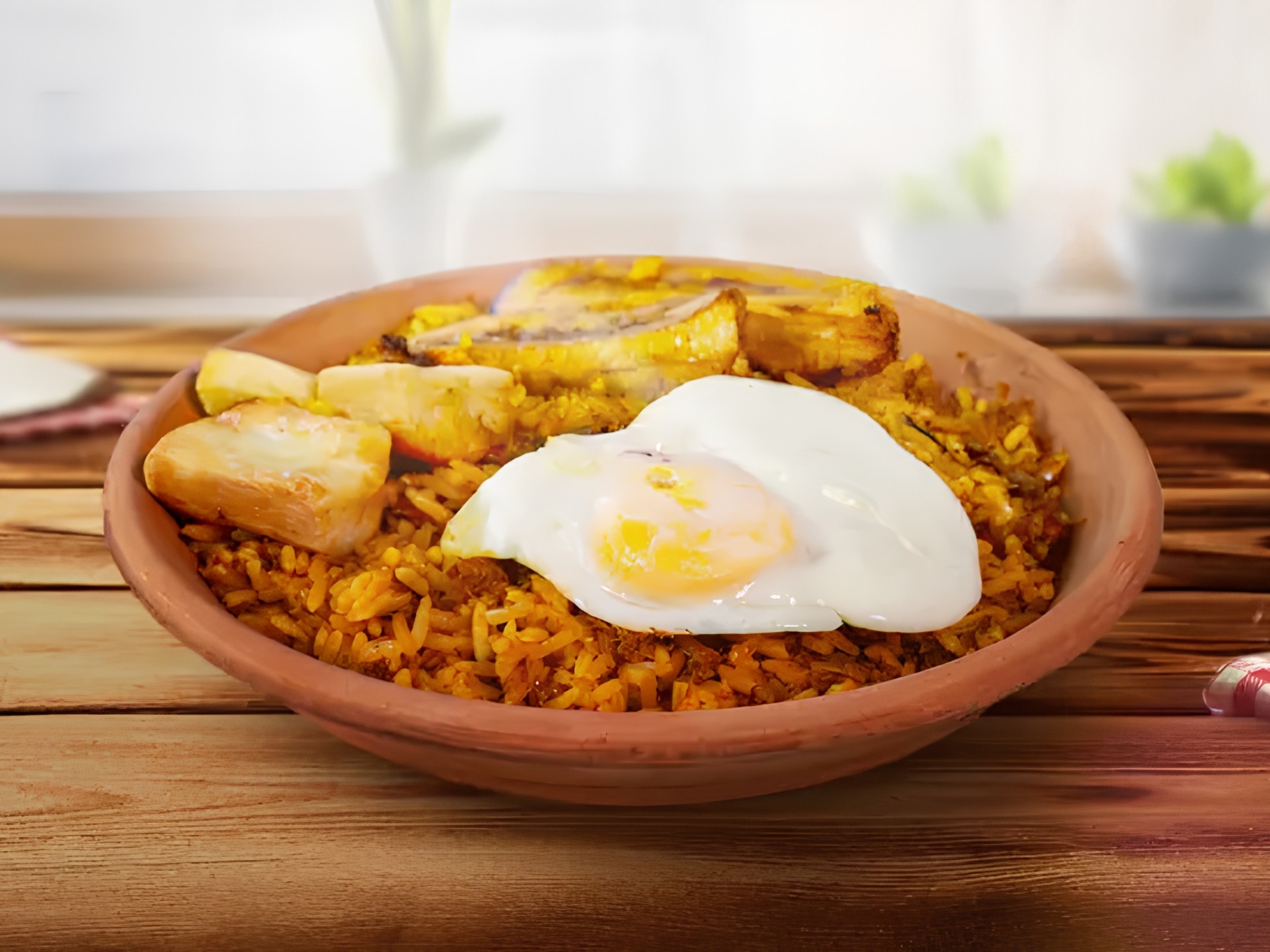 Majadito y locro