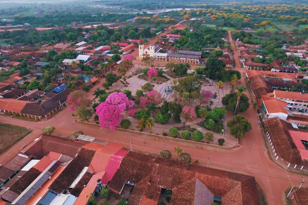Vista aérea de la plaza de Magdalena