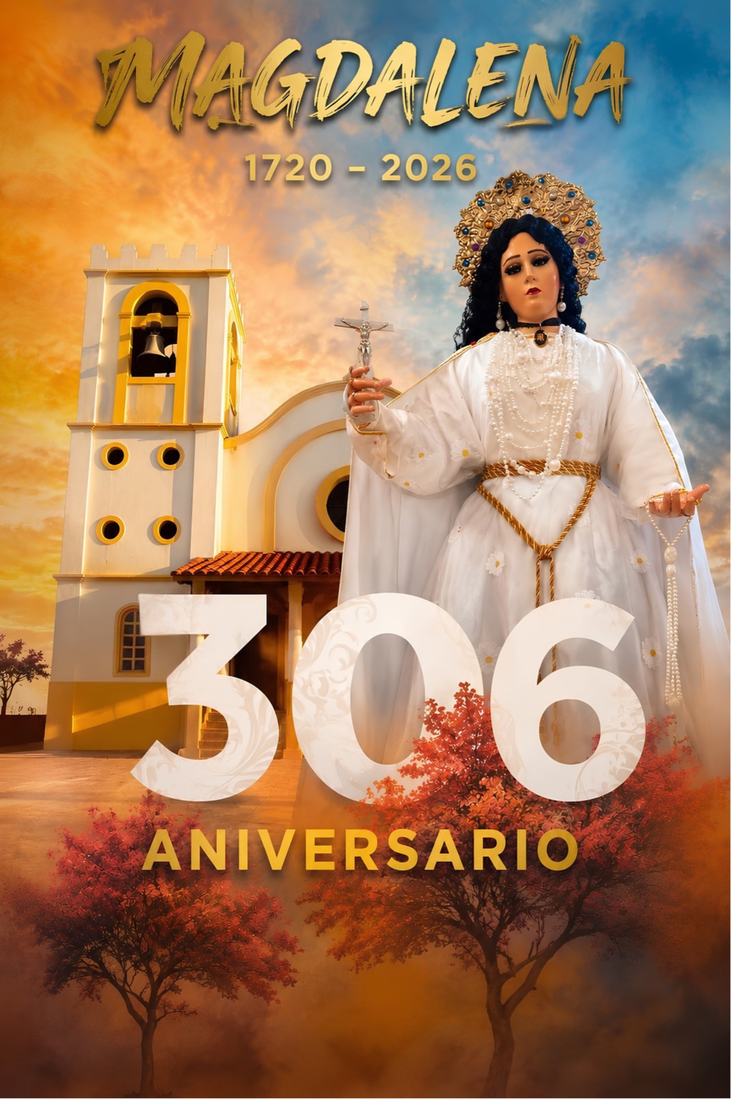 Magdalena 306 Aniversario — Santa María Magdalena, Patrona